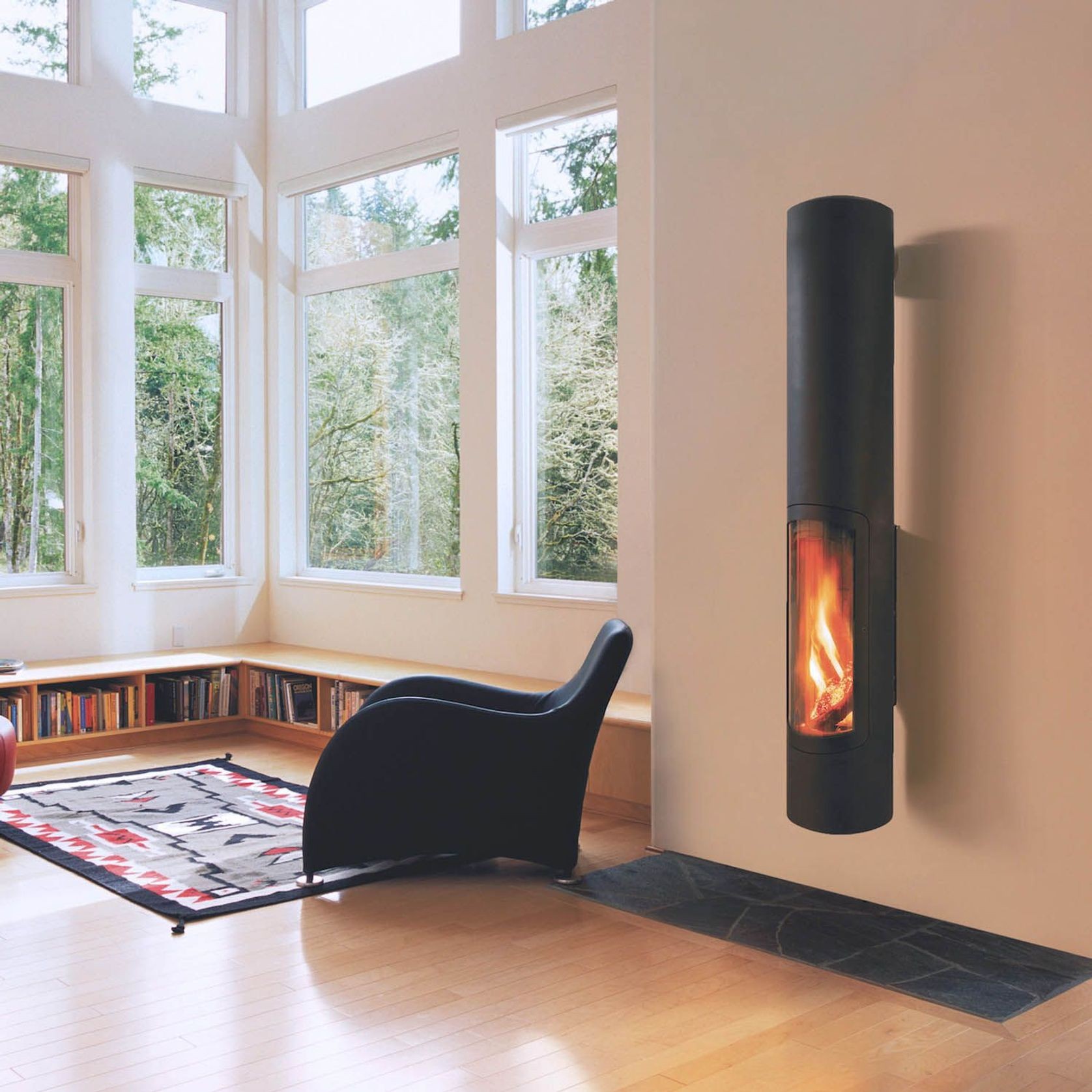Slimfocus - Suspended Fireplace gallery detail image