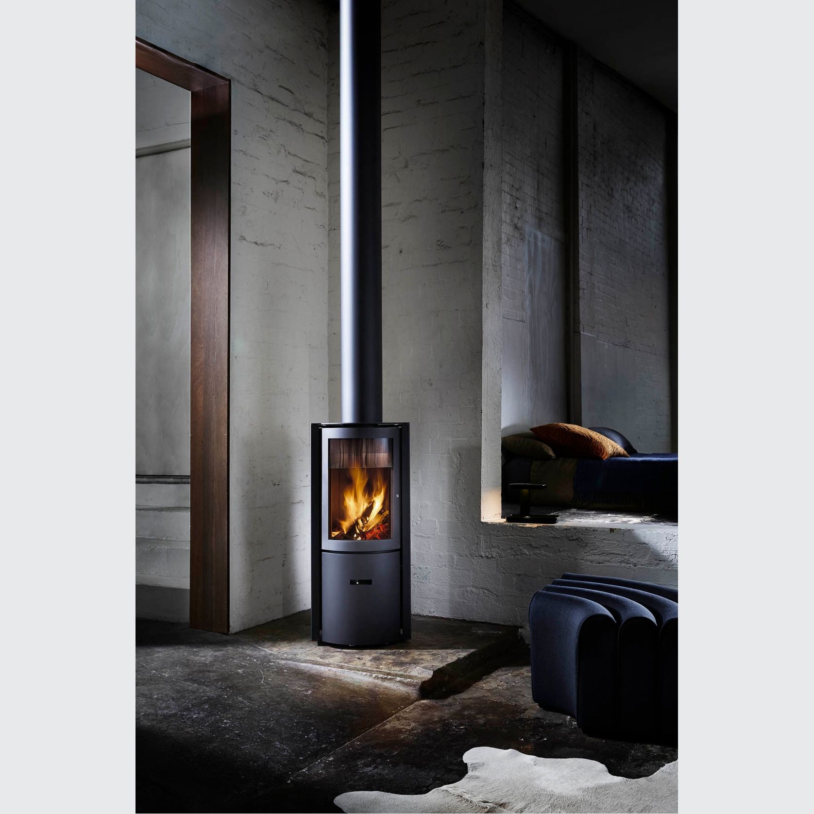 Stuv 30 Compact - Slow Combustion Wood Heater gallery detail image