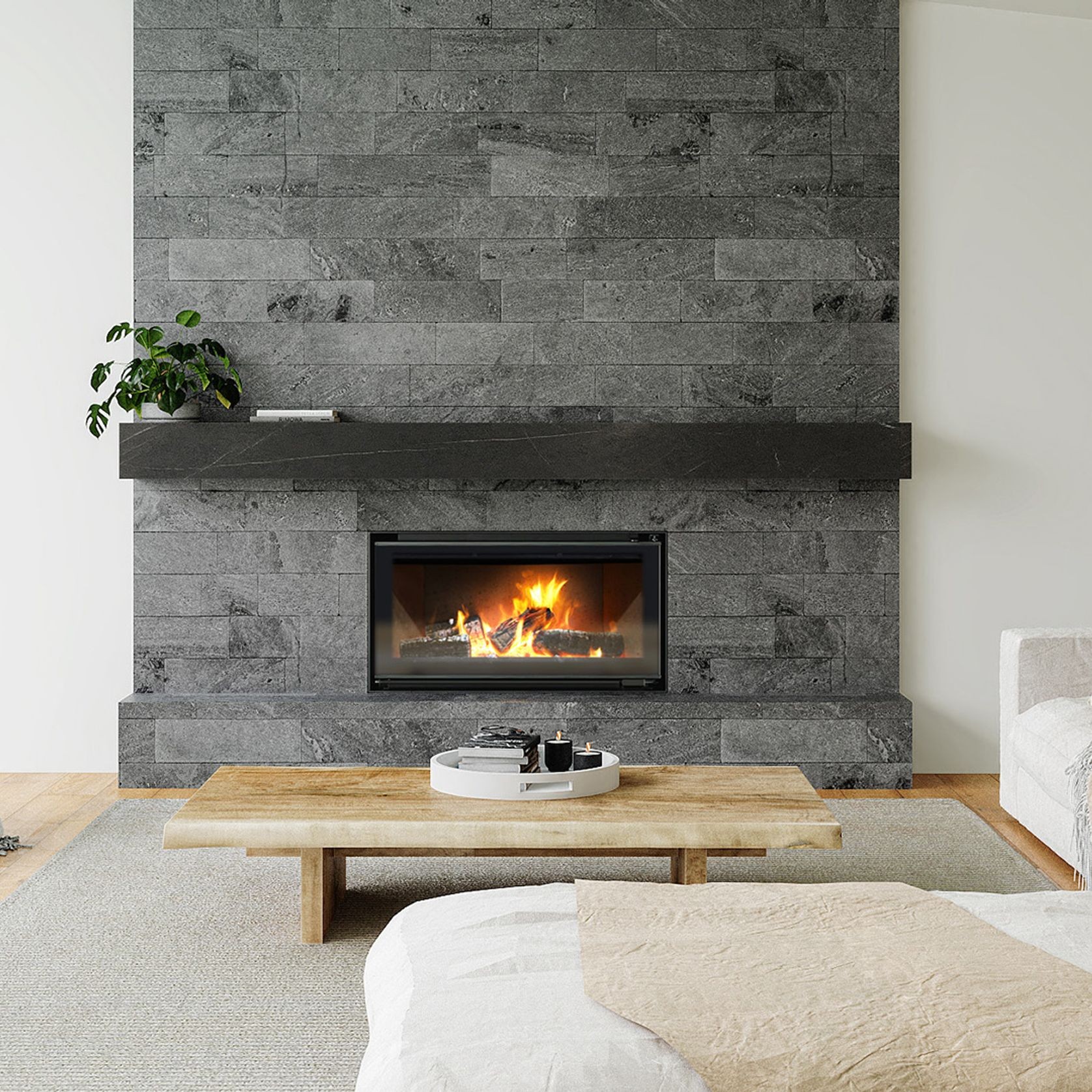 Escea TC970 Inbuilt Wood Fireplace gallery detail image