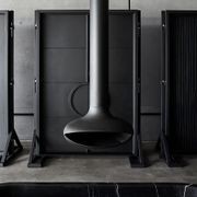 Zen Elegante Wood Burning Suspended Fireplace gallery detail image