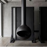 Zen Occhio Wood Burning Suspended Fireplace gallery detail image