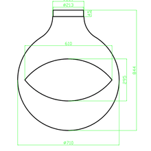 Zen Suspended Occio Wood Fireplace gallery detail image