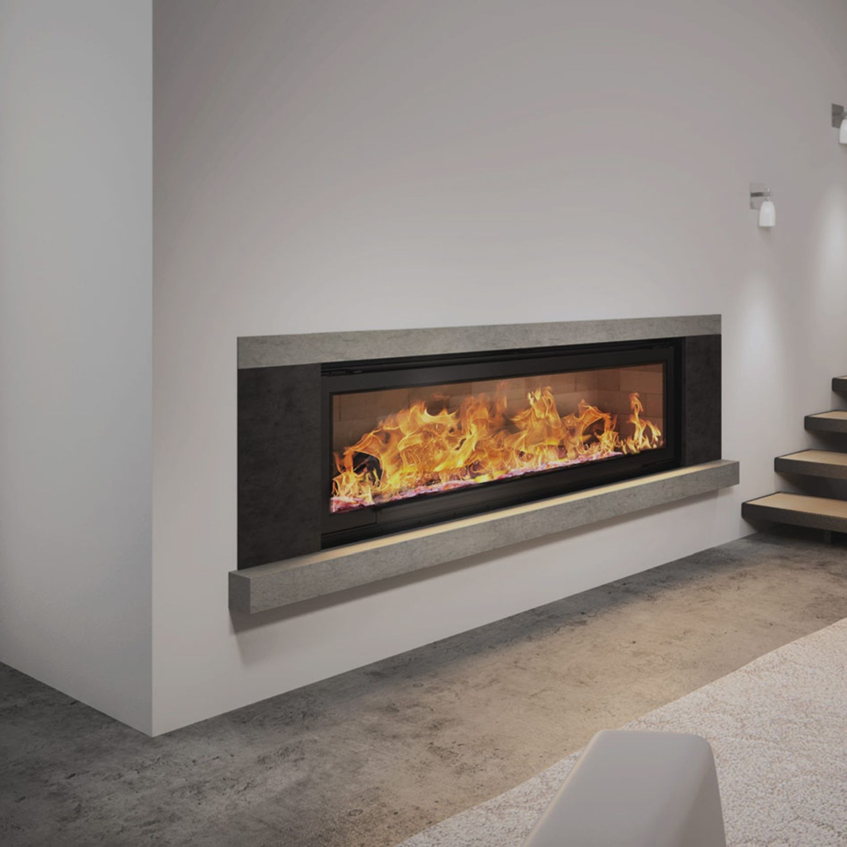Axis H1600XXL - Australia’s Largest Wood Fireplace gallery detail image