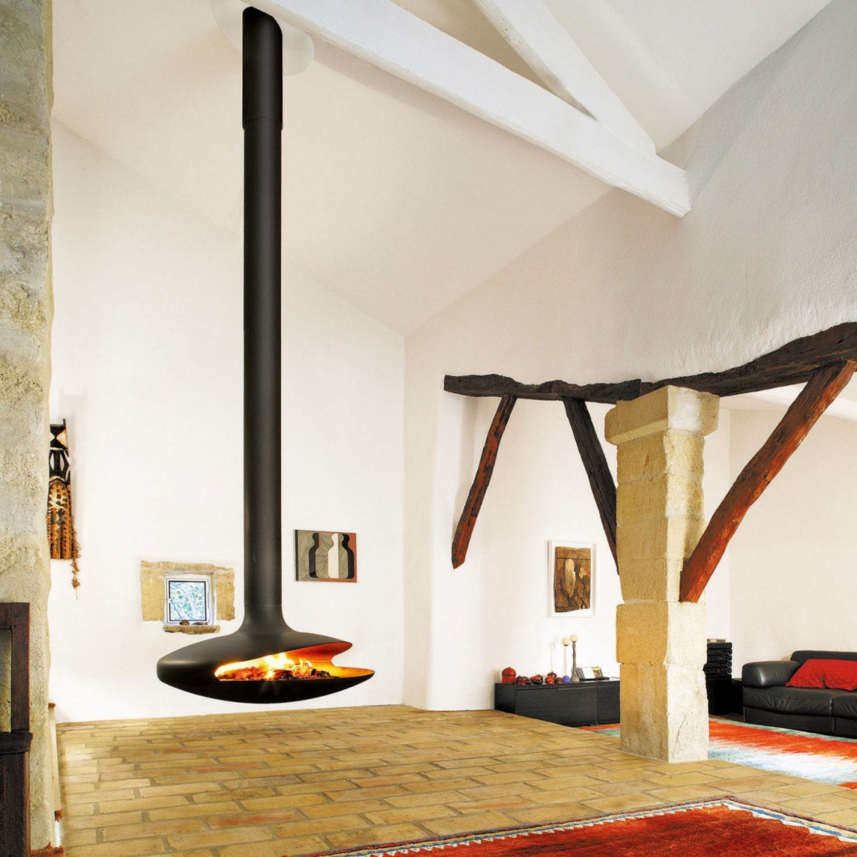 Gyrofocus - Suspended Fireplace gallery detail image