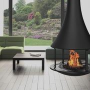 JC Bordelet Zelia 908 - Suspended Wood Fireplace gallery detail image