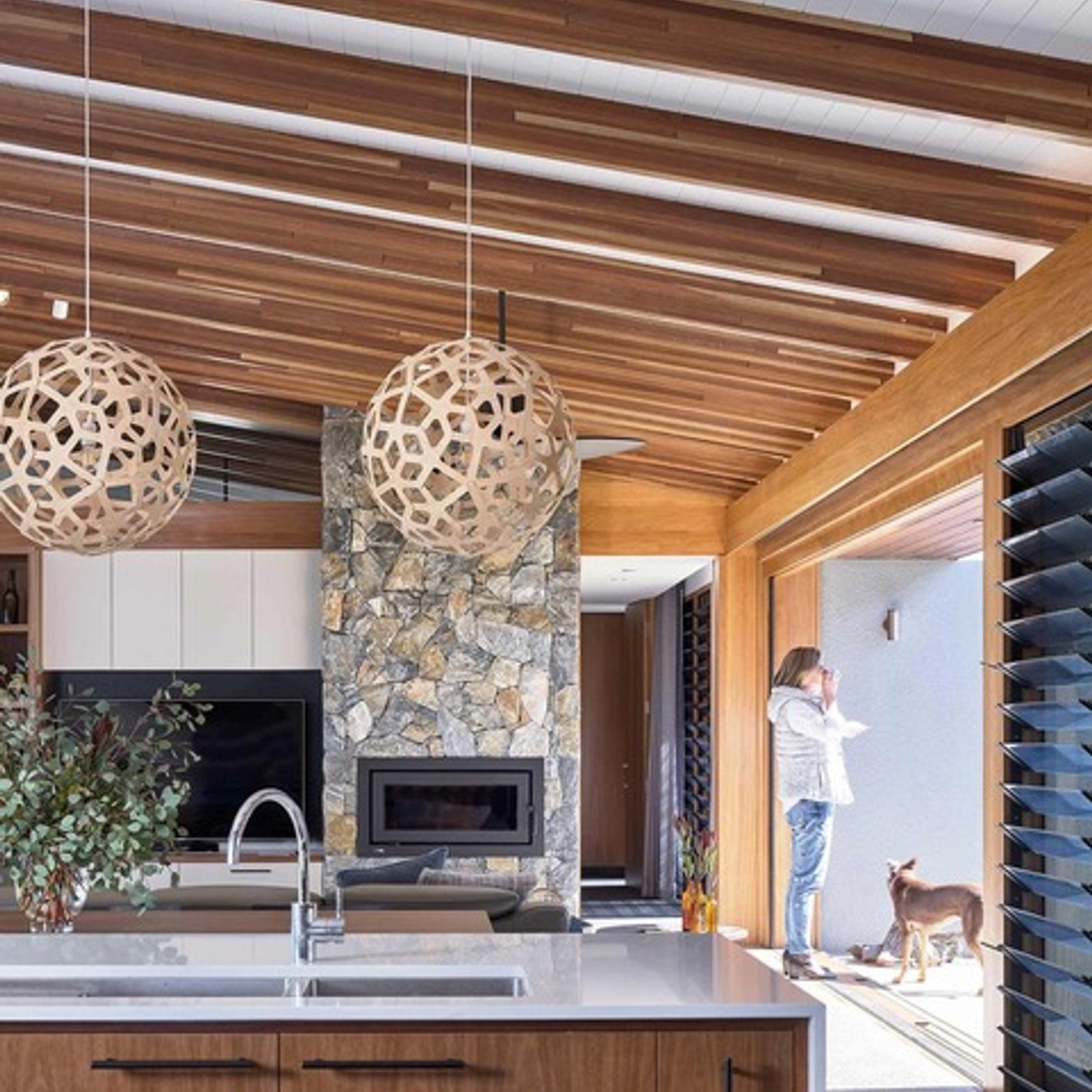 Kemlan Celestial 900 Insert Fan Forced Wood Fireplace gallery detail image