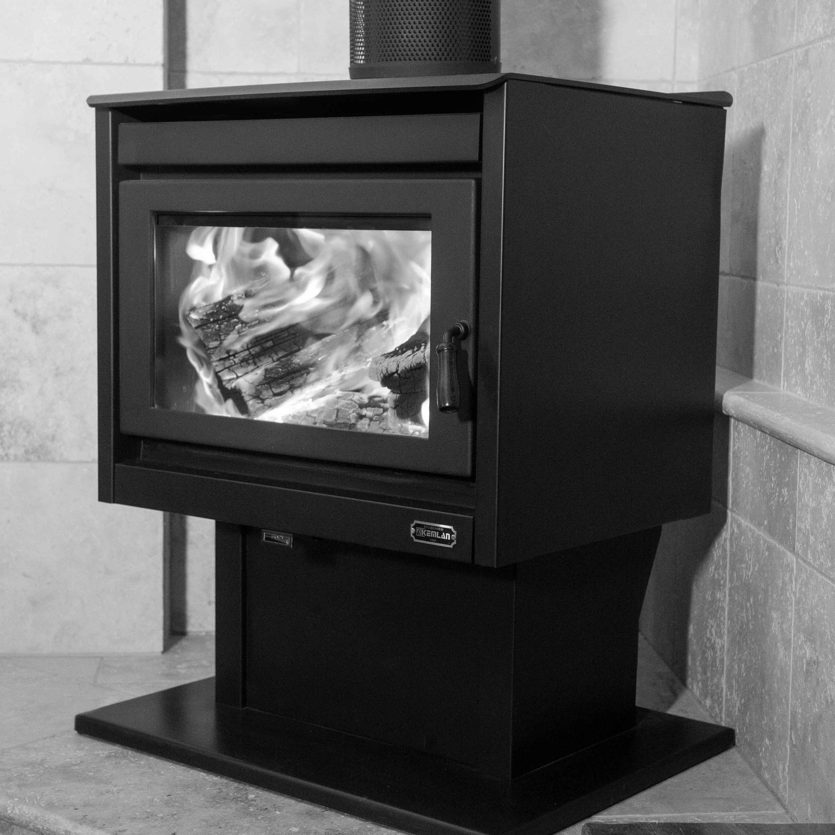 Kemlan Super Nova Freestanding Rural Wood Fireplace gallery detail image