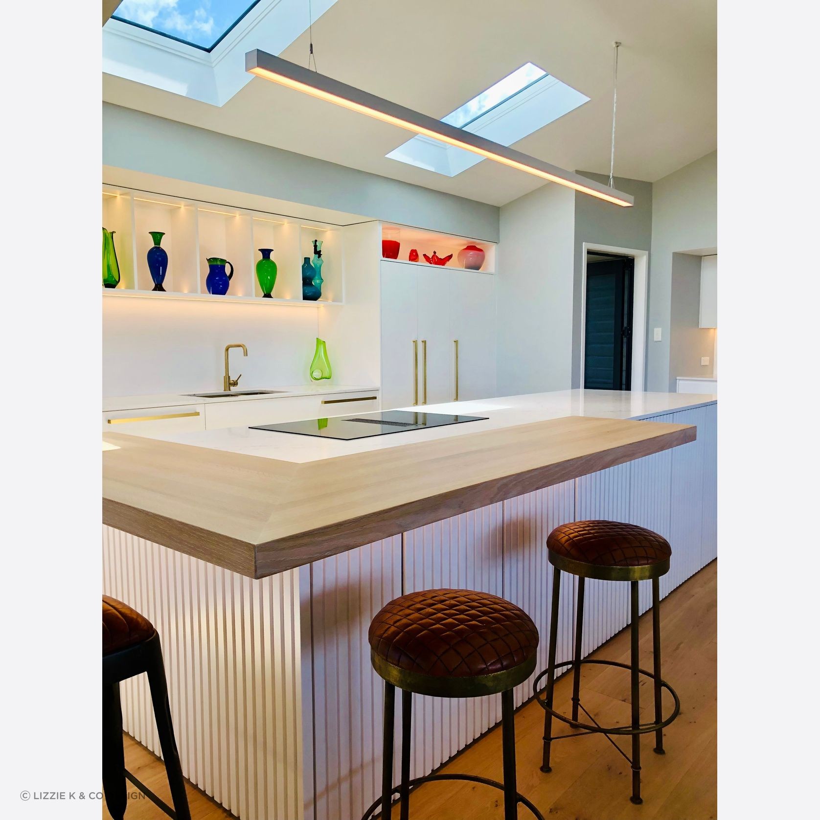 Stained Oak Benchtop gallery detail image