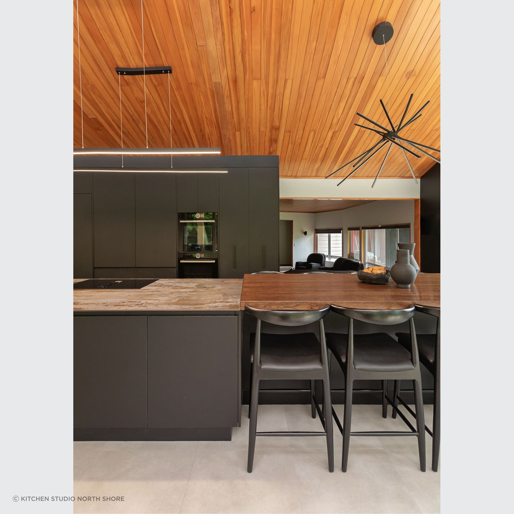 Stained Oak Benchtop gallery detail image