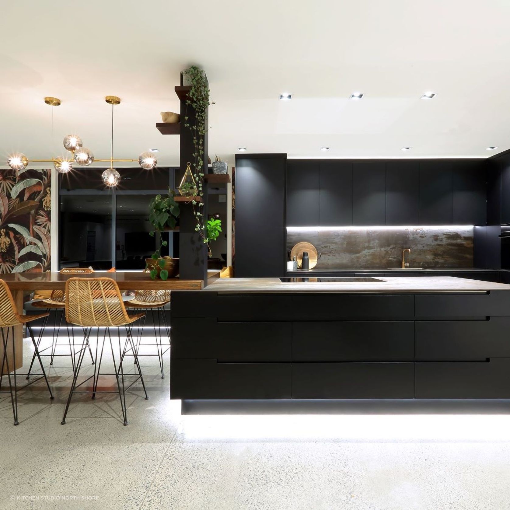 Stained Oak Benchtop gallery detail image