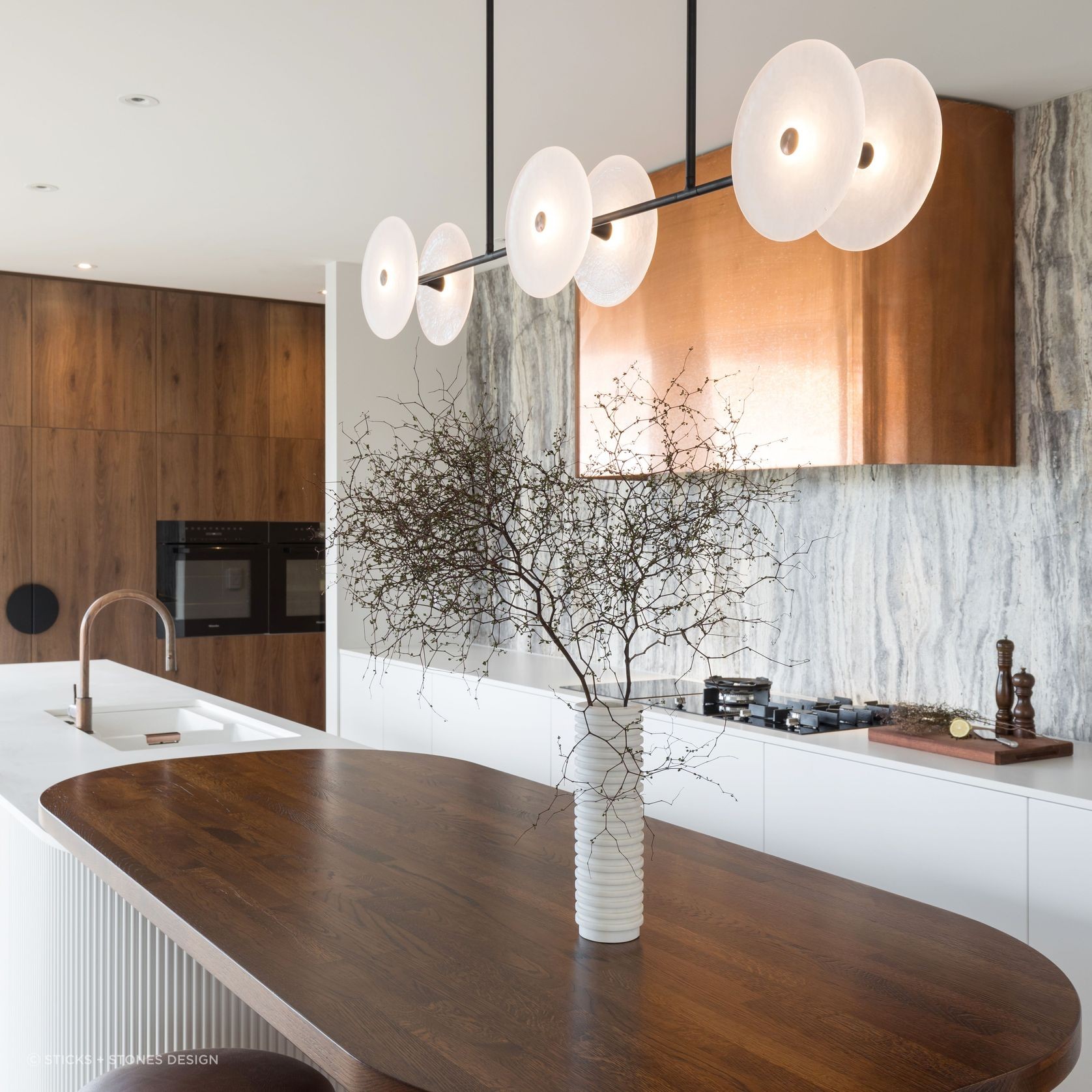 Stained Oak Benchtop gallery detail image