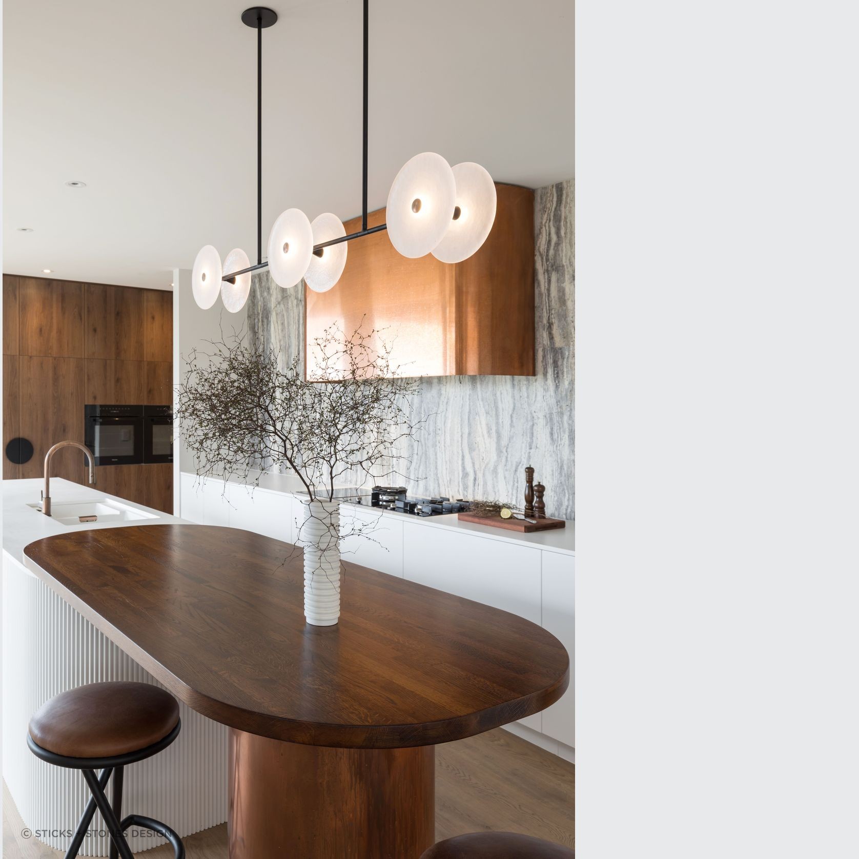 Stained Oak Benchtop gallery detail image