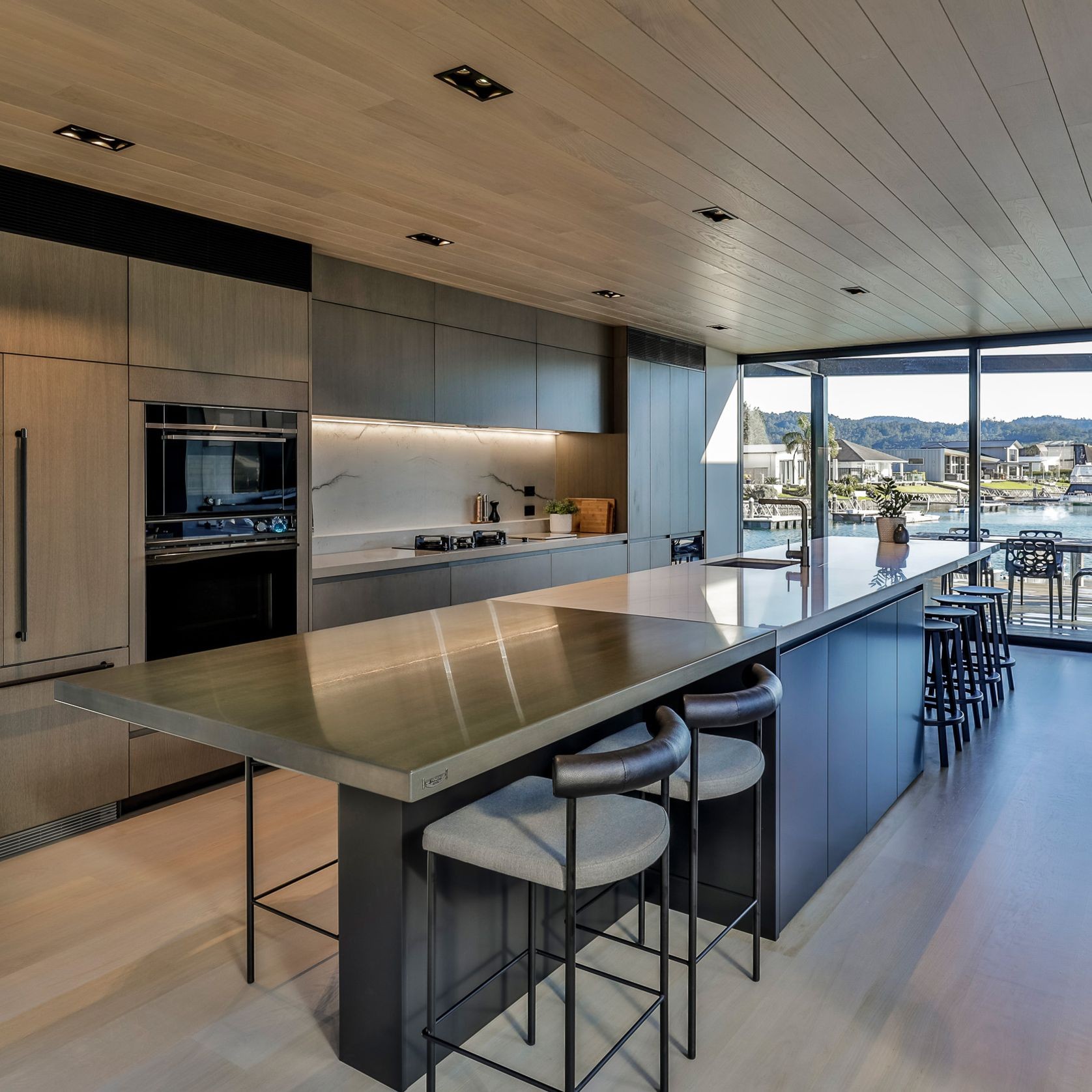 Stained Oak Benchtop gallery detail image