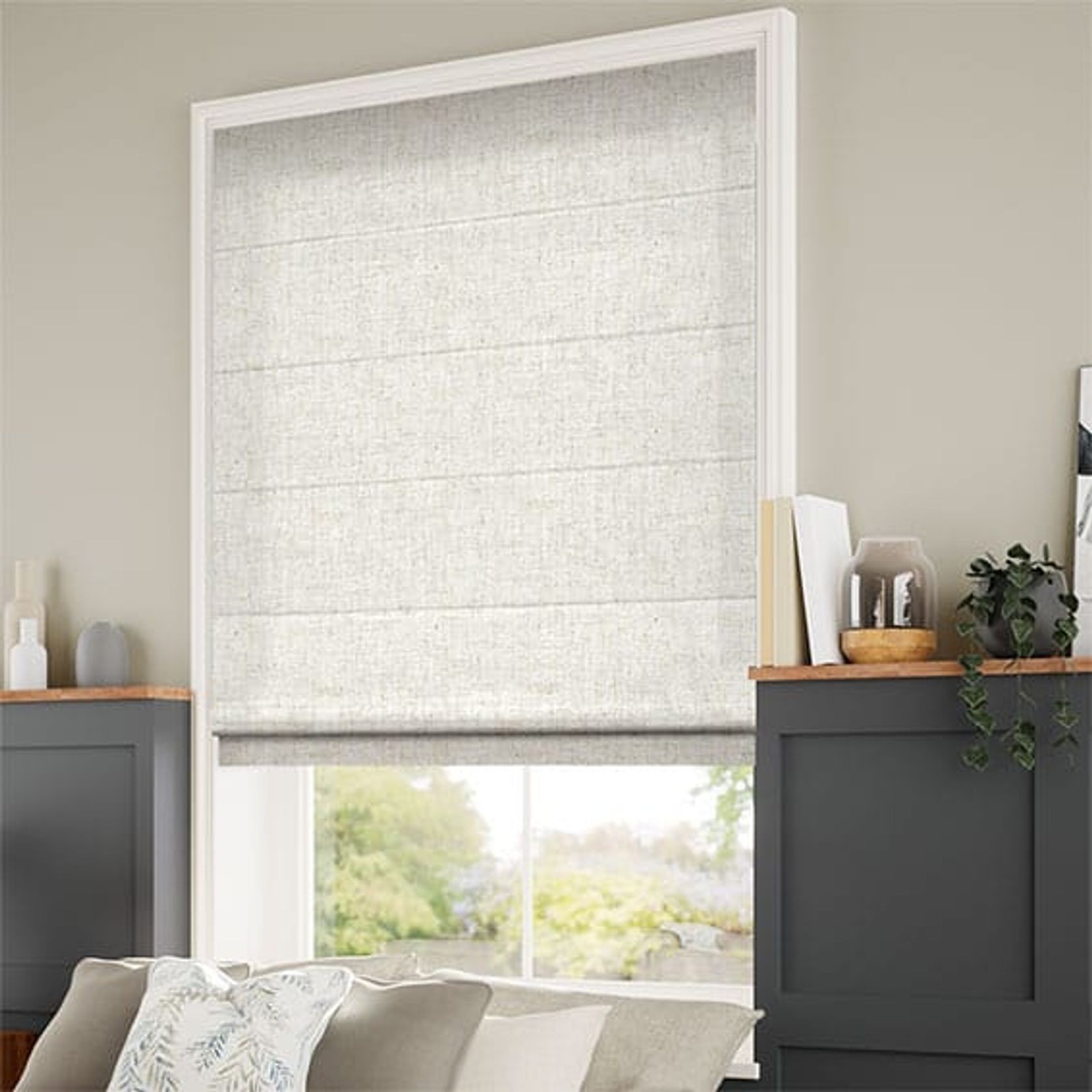 Arcus Snow | Roman Blinds gallery detail image