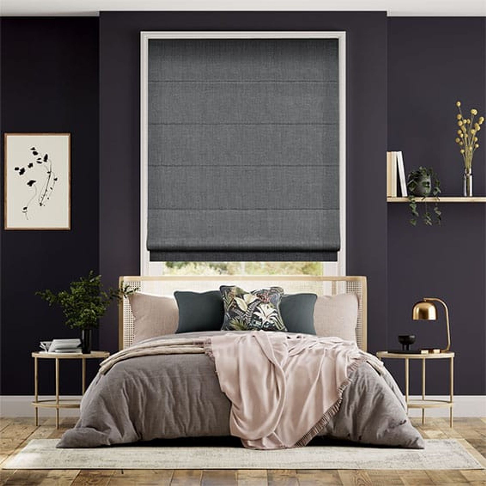Cavendish Flint | Roman Blinds gallery detail image