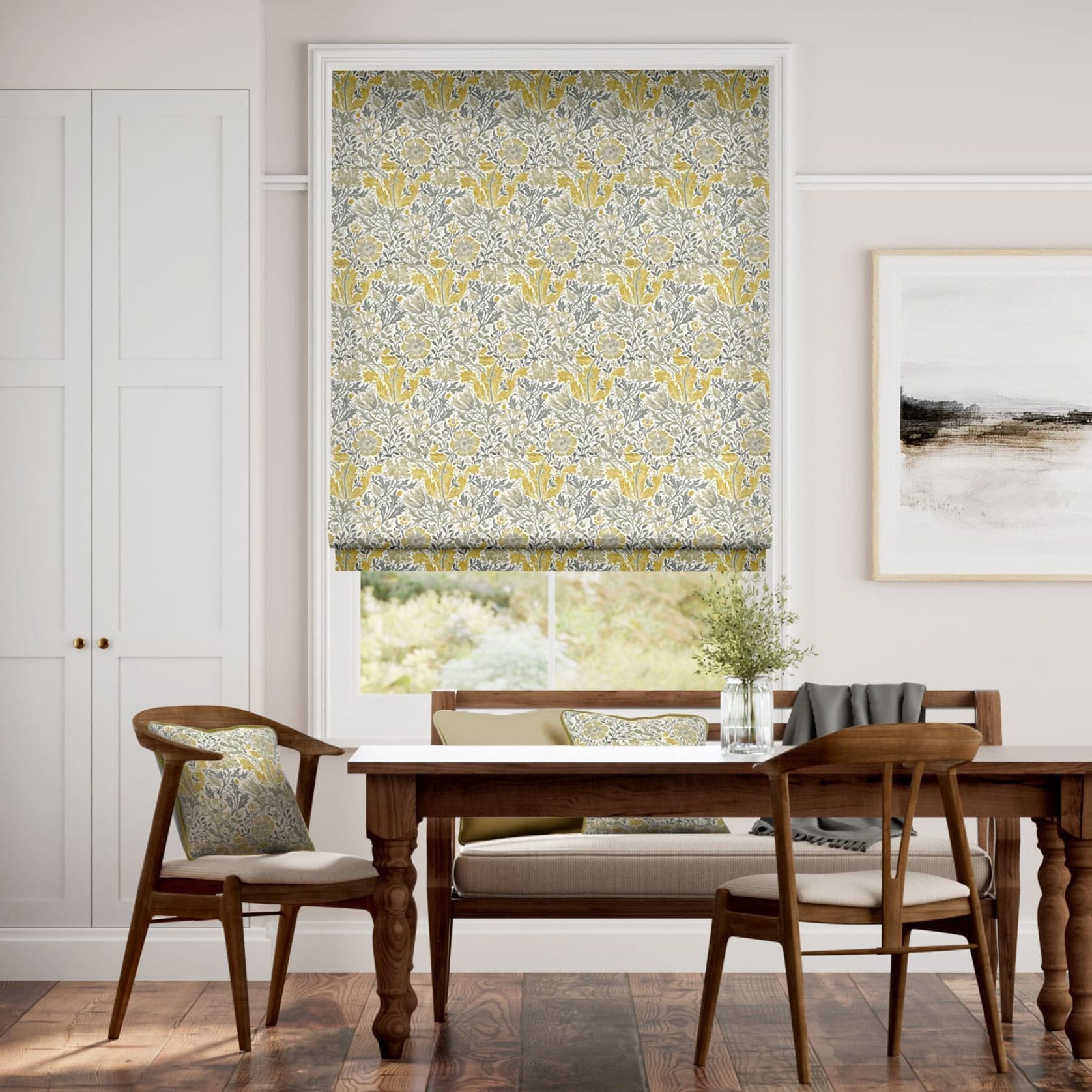 William Morris Compton Buttercup | Roman Blinds gallery detail image