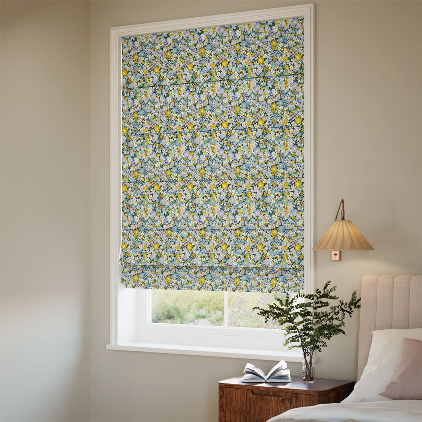 Liberty Frances Bloom Ochre | Roman Blinds gallery detail image