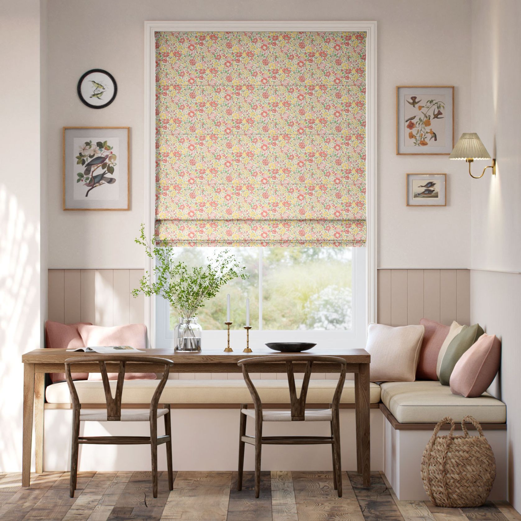Liberty Glen Lyon Rhubarb | Roman Blinds gallery detail image