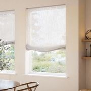 Leone Sheer Cream Relaxed | Roman Blinds gallery detail image
