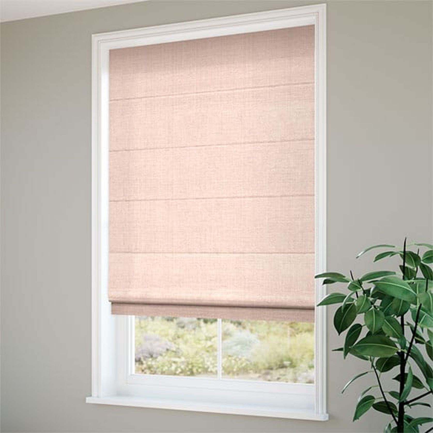 Leyton Pale Pink | Roman Blinds gallery detail image