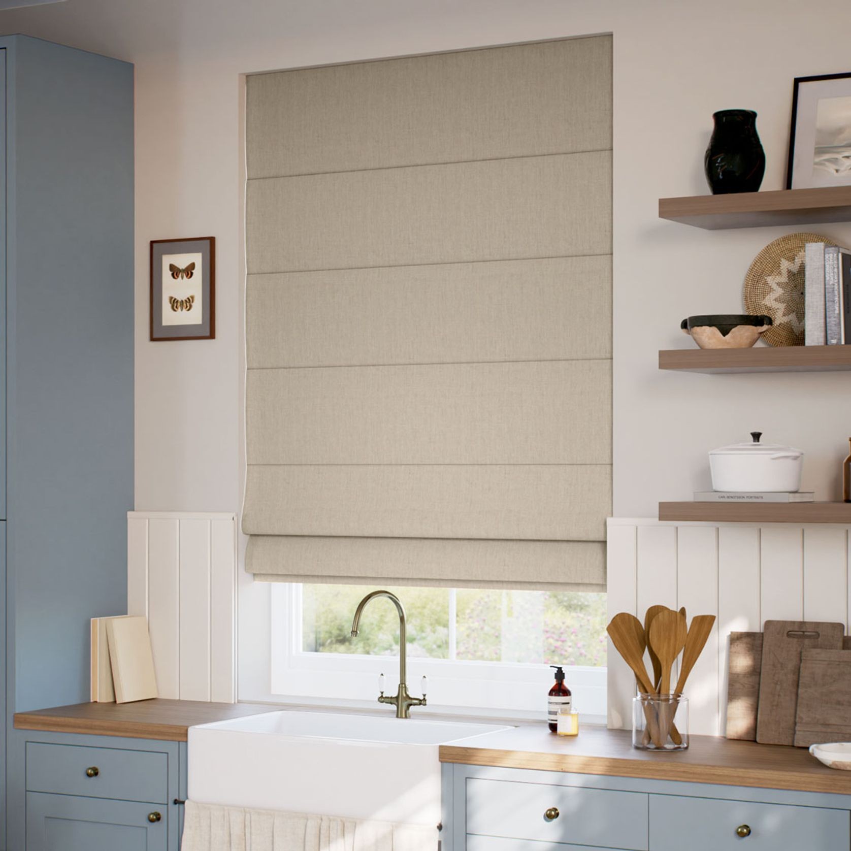 Linen Hopsack | Roman Blinds gallery detail image