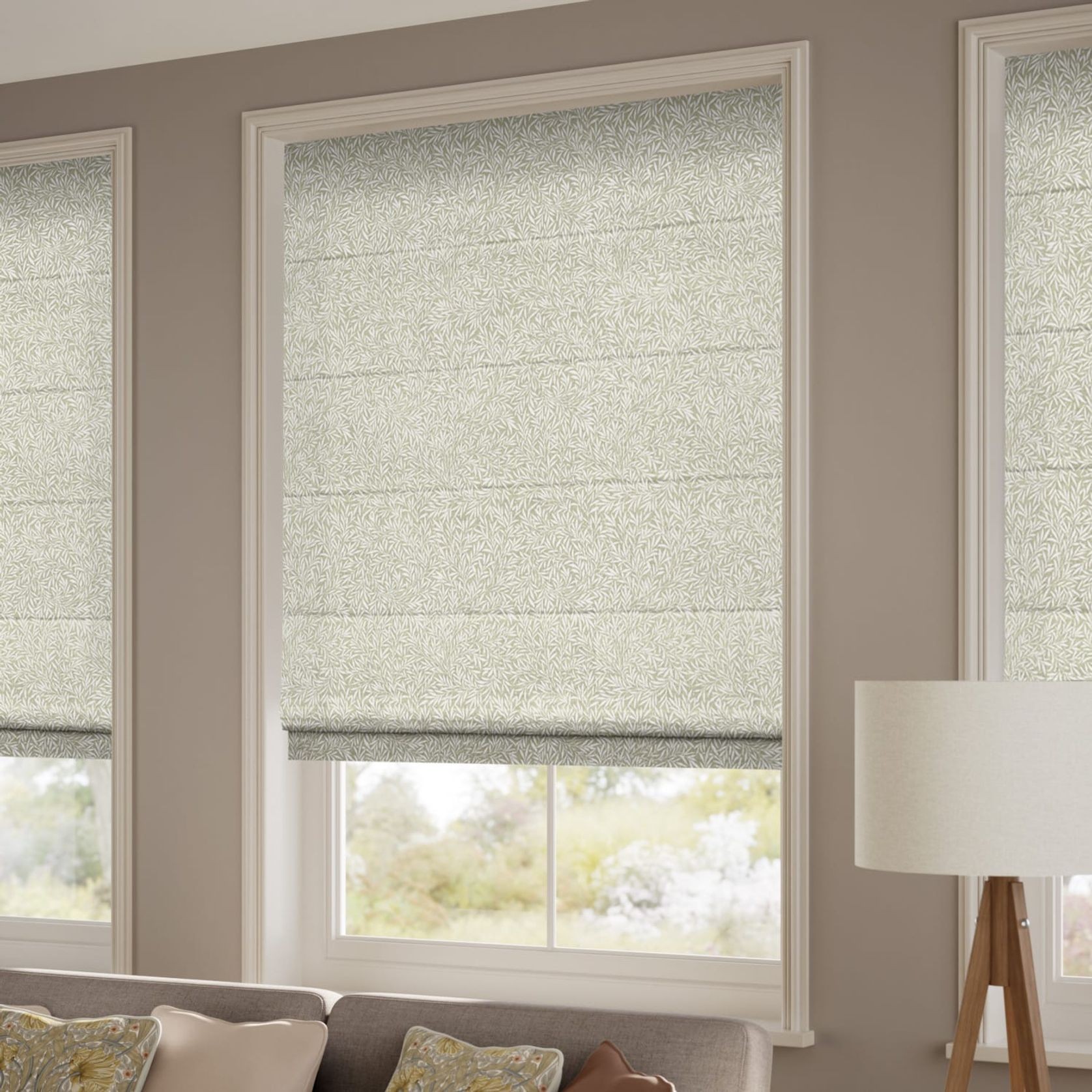 William Morris Willow Porcelain | Roman Blinds gallery detail image