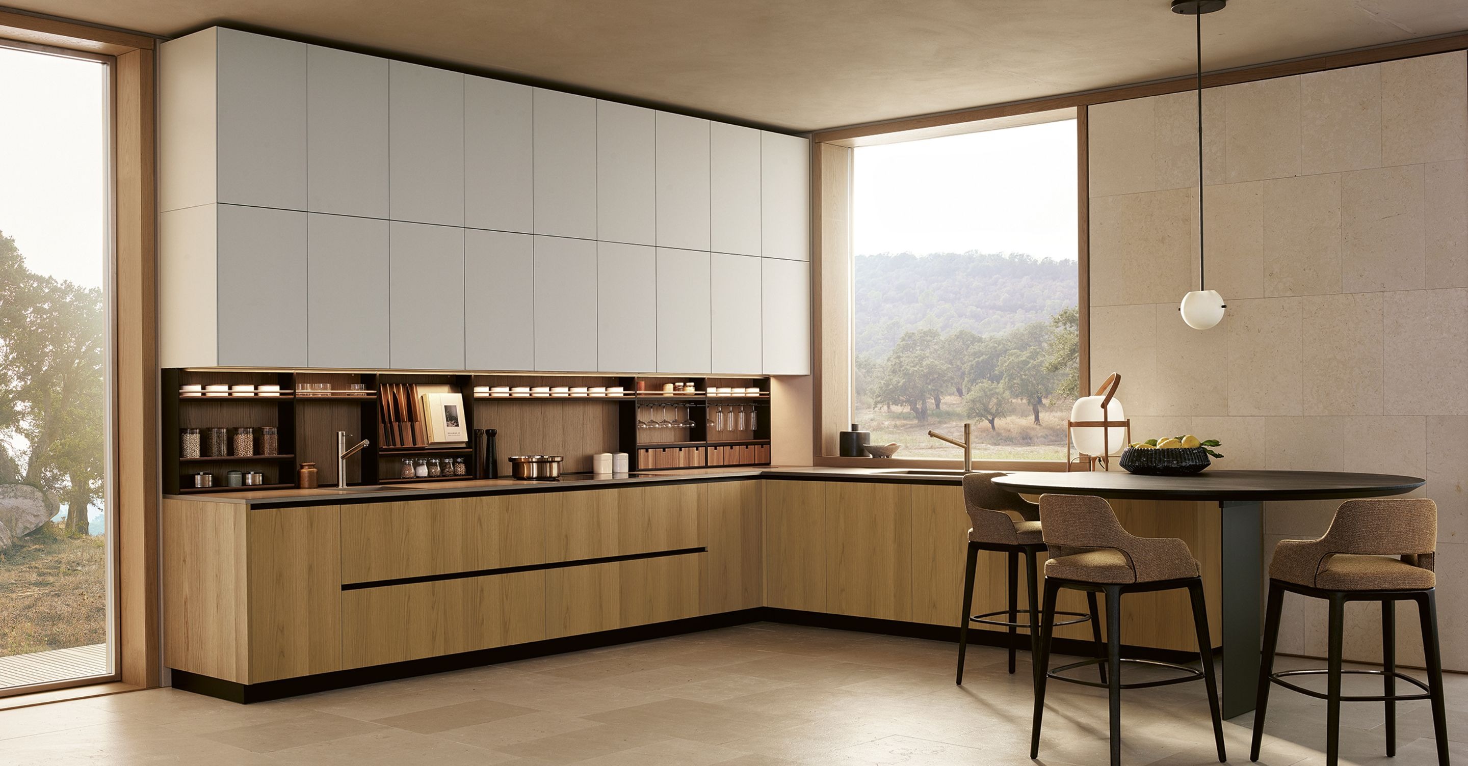 A unique approach to kitchen materiality