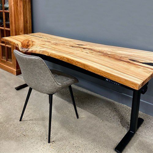 Zylem Height Adjustable Timber Office Desk Slab