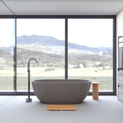 Jada Concrete Bath | 1500mm