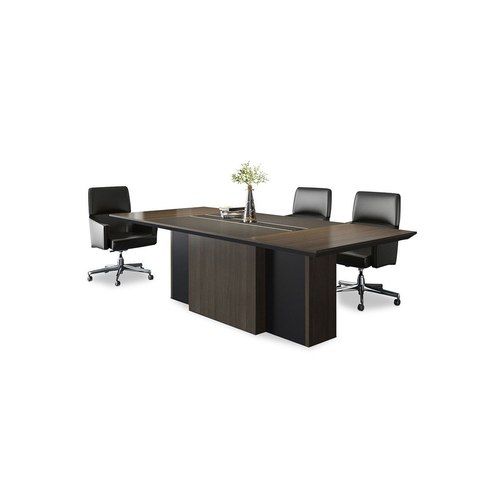 CARTER Boardroom Table  2.4M - Coffee & Charcoal