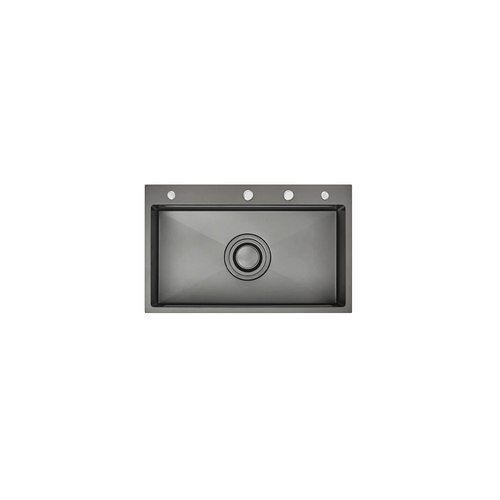 PINIZ Single Bowl Workstation Sink - 770mm - Gunblack