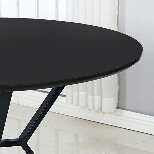 TANI Round Dining Table 110cm - Black