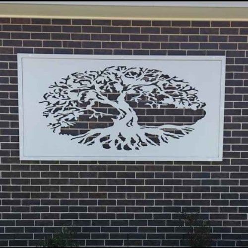 Fig Tree Metal Wall Art