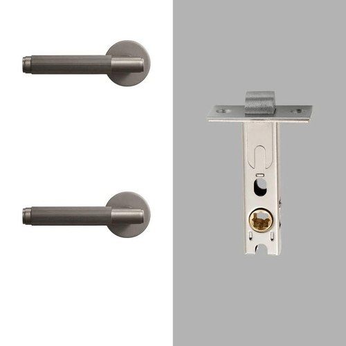 Luxe Doorware - Toorak Door Handles Passage Set - Gunmetal