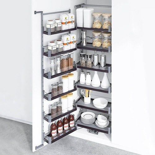 Galley Open Out Tandem Pantry - Adjustable Height - for 450mm or 600mm Cabinet - Internal Unit
