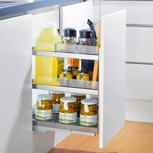 Galley Kitchen Pull-Out Cupboard Organiser Suits 400mm