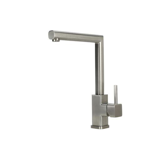 Isar - Stainless Steel Kitchen Mixer Tap - Brushed