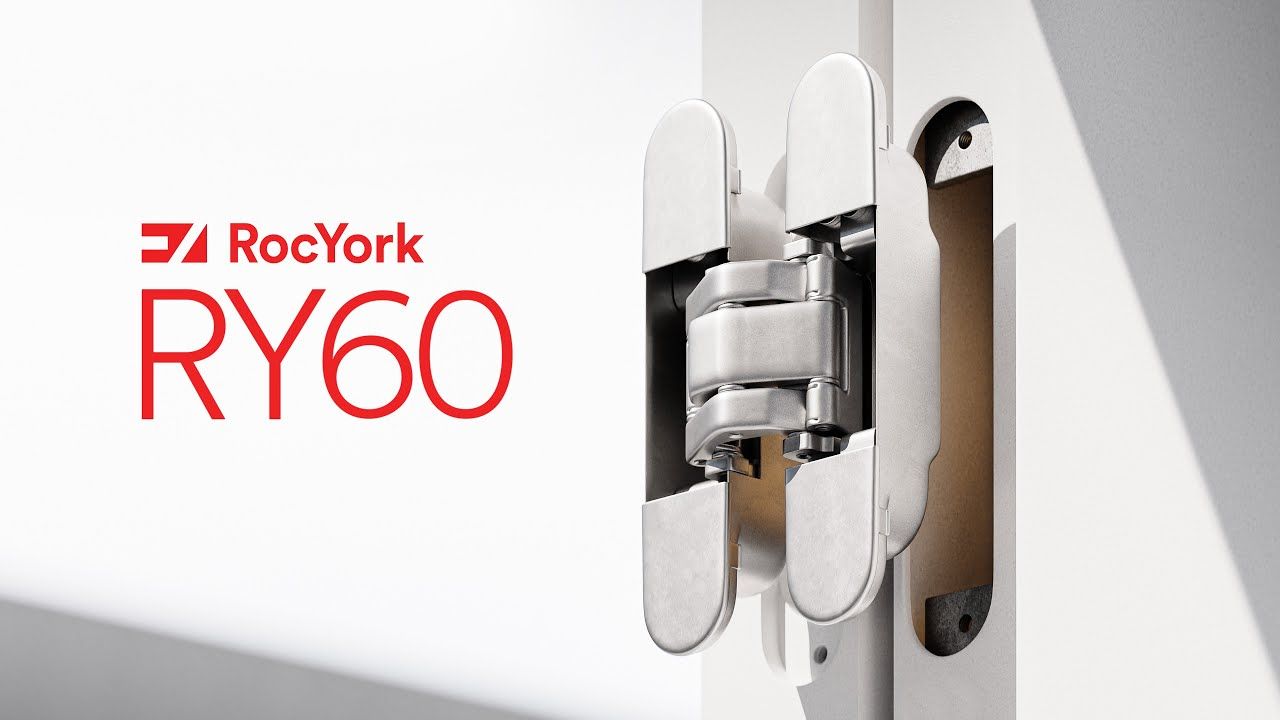 RockYork® Invisible and Hidden Door Hinge - EZ Concept US