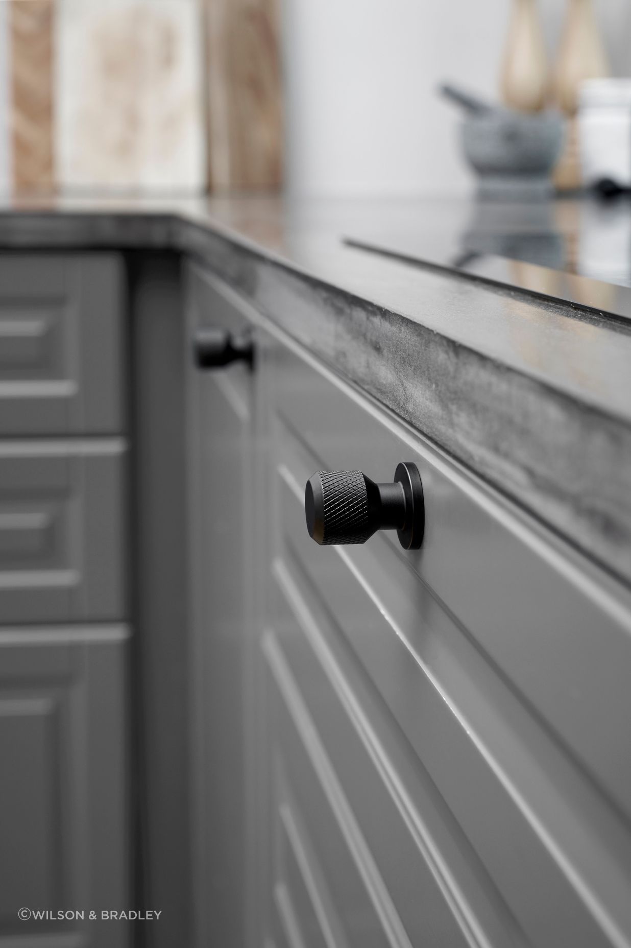 Hardware to accentuate the style of your cabinets.