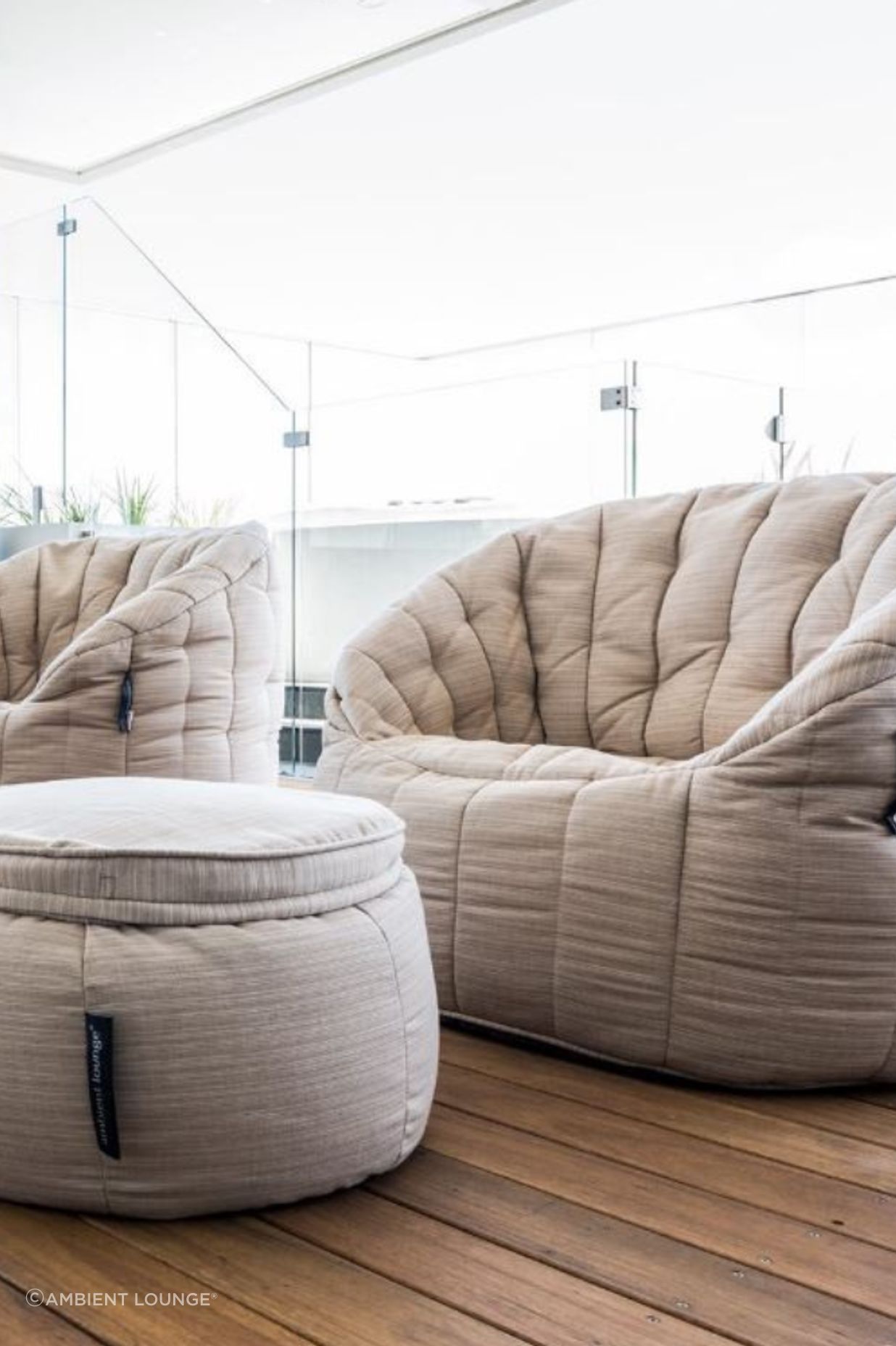Featured on House Rules, the Butterfly sofa transforms any outdoor space into an oasis of relaxation
