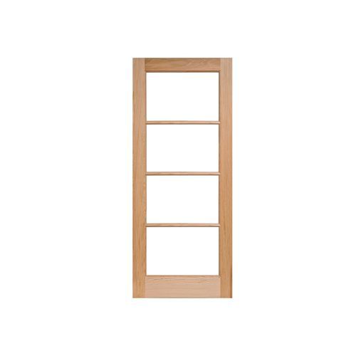 4 Lite Exterior Solid Timber Door