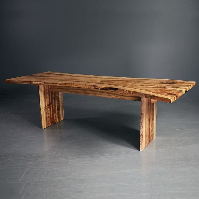 Edo Slab Timber Dining Table In Camphor Laurel
