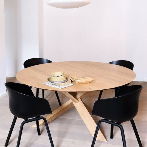 ROSARIO Round Dining Table 120cm - Stone Grey – Modern Furniture