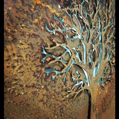 3D Autumn Tree - Metal Wall Art & Screen