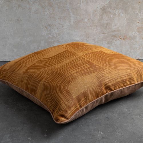 Cushion - Brushstroke in Turmeric