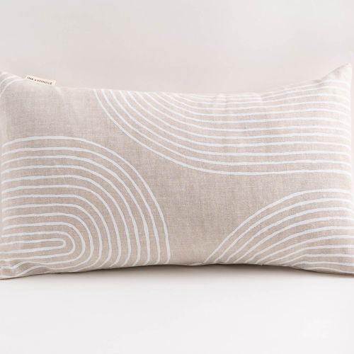 Rectangle Cushion - Riverbend in Snow