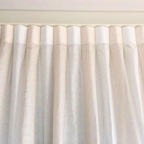 Inverted Box Pleat Curtain