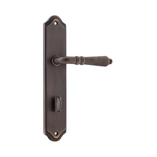 Iver Sarlat Lever on Shouldered Backplate Privacy Signature Brass 10712P85