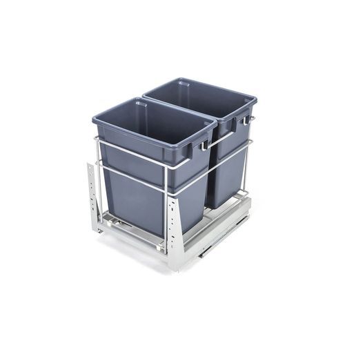 34L Twin Pull Out Concealed Bin Optional Door Bracket