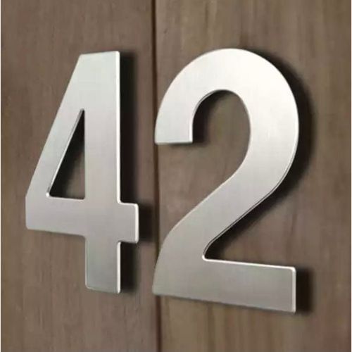 XL Floating Numbers - Stainless Steel 300mm